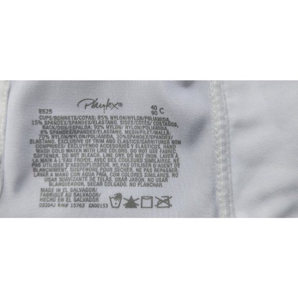 Playtex Bra 18 Hr Posture Boost 40 C Full Figure Front Close White E525 - Picture 8 of 10